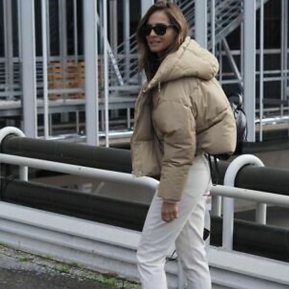 Zara Elastic Trim Padded Jacket - Picture 2 of 15